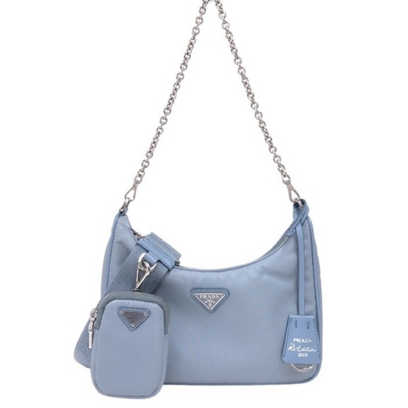 Prada Baby Blue Crossbody - Picture 1 of 8